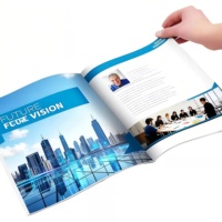 Service d'impression de brochures personnalisées pour entreprises, catalogues, livrets, livres de marketing d'entreprise, usine OEM
