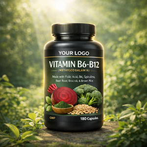 Doğurganlık ve Bağışıklık Desteği için <span class=keywords><strong>Vitamin</strong></span> B6 <span class=keywords><strong>B12</strong></span> Folik Asit Kapsülleri Yetişkinler için Folik Asit Sağlık Takviyesi - Product Image 6