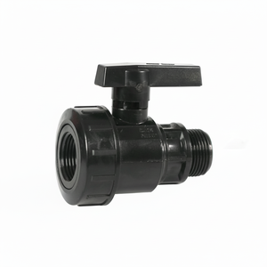 Valvola a Sfera in Nylon da 1 Pollice, Azionamento Manuale per Acqua, Gas e Olio, Personalizzabile OEM, Confezione da 3 - Product Image 1