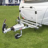 Porte-vélos pour caravane, porte-vélos pour 2 vélos, porte-vélos réglable, rack de squat pour caravane