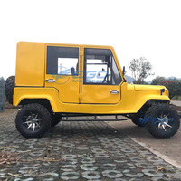 Véhicule tout-terrain 4 places Jeep Sides Buggy électrique pour enfants Quad Mini Buggy Jeep Buggy de sable Jeep entièrement fermé