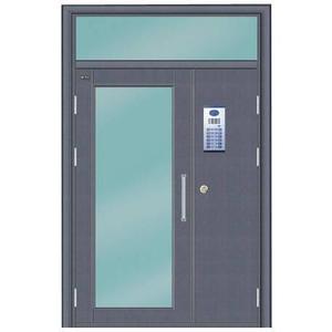 Porte d'entrée en acier inoxydable, manuelle, à battant, antivol, pour appartement, design moderne, usage extérieur - Product Image 3
