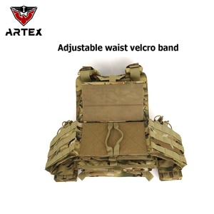 Chaleco Táctico de Entrenamiento de Caza, Chaleco Táctico MOLLE, Chaleco Portaplacas de Camuflaje, Equipo Táctico Ajustable para Entrenamiento - Product Image 5