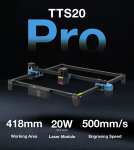 For 20W Commercial Desk Cutter Engraving <b>Machine</b> Metal Leather Wood 418*418mm Work Area 500mm/s High <b>Machine</b> Mini Laser - Product Image 3