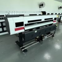 Impresora de Inyección de Tinta de Formato Ancho de Alta Precisión de 1.8m con Cabezal Dual I3200 E1, Plotter Eco Solvente para Lonas Flexibles y Lona