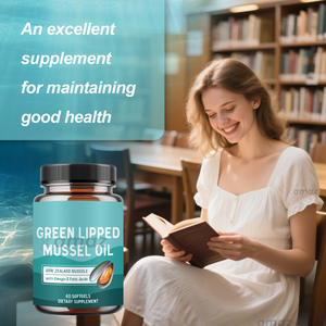 <span class=keywords><strong>Huile</strong></span> de moule verte Amaz OEM/ODM, 60 gélules molles, avec acides gras oméga-<span class=keywords><strong>3</strong></span> pour la santé des articulations, soutien immunitaire, complément alimentaire - Product Image 1