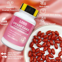 Aeglewell OEM Santé Ovarienne Soin des Ovaires Extrait d'Isoflavones de Soja Gélules Soin des Ovaires