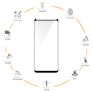 Protector de <span class=keywords><strong>Pantalla</strong></span> para Samsung <span class=keywords><strong>Galaxy</strong></span> S8 Plus, Cristal Templado 3D Curvo 9H - Product Image 2