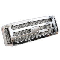 4x4 OffRoad Auto Parts Autres accessoires extérieurs ABS Chrome voiture calandre supérieure pare-chocs gril Parrilla adapté pour F250 2005-2007