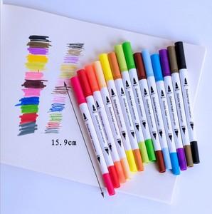 Pennarelli a Doppia <span class=keywords><strong>Punta</strong></span> - Set di 60 Colori con <span class=keywords><strong>Punta</strong></span> Fine e Evidenziatore - Product Image 2