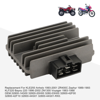 GOOFIT Régulateur de tension redresseur 12V à 6 fils de remplacement pour KLE250 Anhelo 1993-2001 ZR400C Zephyr 1989-1993 KLF220 Bayou 220