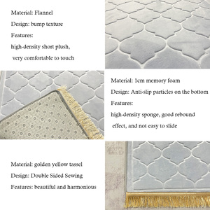 <span class=keywords><strong>Tapis</strong></span> <span class=keywords><strong>de</strong></span> prière en flanelle gaufrée fabriqué à la machine, couleur unie, épais, antidérapant, adapté aux animaux domestiques, réversible, avec pompons, fabricants <span class=keywords><strong>de</strong></span> <span class=keywords><strong>tapis</strong></span> <span class=keywords><strong>de</strong></span> prière - Product Image 3
