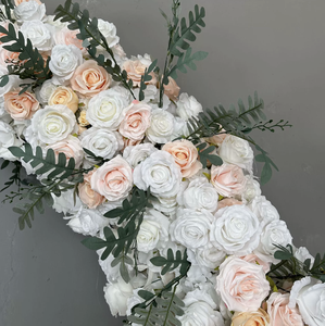 Simulación de Arco de Rosas Champagne de Doble Cara, Fondo Floral para Bodas, Fondo para Propuesta de <span class=keywords><strong>Matrimonio</strong></span> - Product Image 3