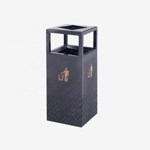 Thùng Rác Kim Loại Gạt Tàn 18 Gallon Thùng Rác Đường Phố - Product Image 1