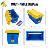 Boîte de transfert de reine des abeilles en plastique durable, cage de transport portable pour reine des abeilles, fournitures d'élevage apicole