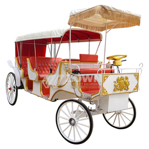 Outdoor Speciaal Vervoer Vierwielige Koninklijke Paardenwagen Elegante Vrije Tijd Hoge Kwaliteit Reis Elektrische Paardenwagen - Product Image 4