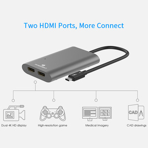 Intel chính thức chứng nhận nhà sản xuất Thunderbolt 3 để Dual HDMI hiển thị Adapter - Product Image 4