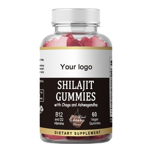 Fabrika toptan saf doğal Shilajit gumvitamins vitaminleri b12 <span class=keywords><strong>d2</strong></span> shilajit özü Gummies içerir - Product Image 1