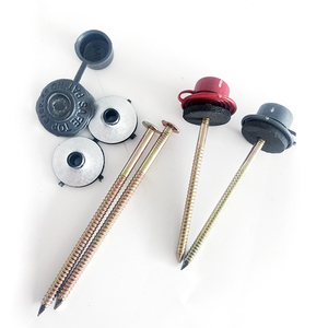 Vis autoperceuses à tête plate, clous de toiture en métal galvanisé, fixations résistantes à la corrosion pour <span class=keywords><strong>bardage</strong></span> en acier - Product Image 4