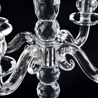 Vela de cristal personalizada, preço direto de fábrica, restaurante, decoração de casa, cristal, castiçal