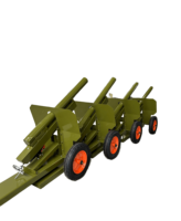 Modèle de véhicule missile anti-aérien à manivelle artillerie sol-air statique gâteau de feu d'artifice en métal tir de Simulation statique