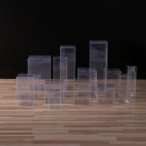 CAJA DE EMBALAJE DE PVC PET TRANSPARENTE CON LOGOTIPO PERSONALIZADO, CAJA DE EMBALAJE DE REGALO TRANSPARENTE - Product Image 1