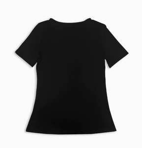 Vente en gros 2026 – T-shirts et hauts vintage pour femmes, mode été-automne, couleur unie, sexy, décolleté en <span class=keywords><strong>V</strong></span> profond, transparents, respirants, coupe ample - Product Image 6