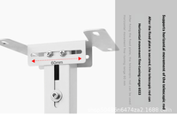 Support de plafond métallique lesté pour projecteur laser domestique avec support d'angle télescopique 25 kg