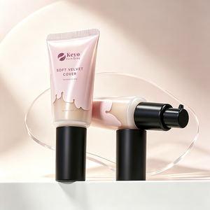 Emballage cosmétique en tube souple 30 ml, tubes en plastique personnalisés pour fond de teint avec pompe sans air, tube en plastique vide pour sérum, tube pour crème <span class=keywords><strong>gel</strong></span> - Product Image 3