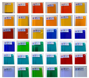 Placa acrílica plástica colorida transparente da placa da anti placa do risco 1.20g/cm³ 2050*3050mm - Product Image 6