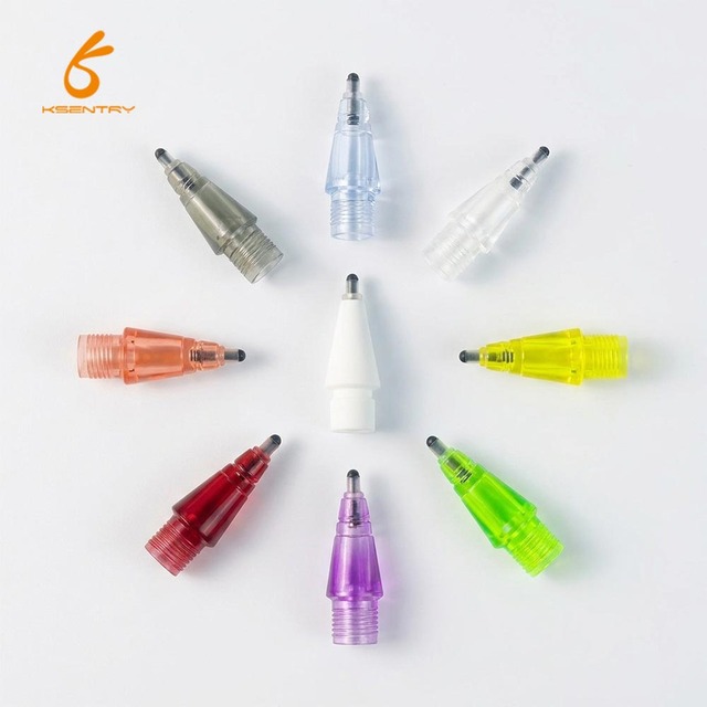 2B 2H Wear Resistant Quiet Tip Silicone Nibs with ABS PP for USB-C Pencil 2nd Gen for iPad Pro Better Writing Expressive Strokes