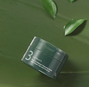 Baume nettoyant pour les pores n°3 au thé vert et au charbon de bois, démaquillant, nettoyant visage en profondeur, traitement des points noirs - Product Image 4