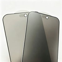 Protection d'écran anti-espion AG Matte, qualité AAA, dureté 9H, verre trempé ultra-fin, couverture intégrale pour 18 Pro Max