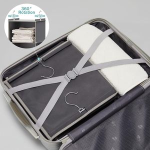 Hanging Closet Organizer 6 Shelf Grey <b>Storage</b> <b>Shelves</b> For Clothing Bedroom Hook Type - Product Image 6