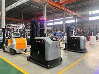 Nouveau chariot élévateur à palettes en acier à contrepoids électrique de 2 tonnes de capacité, élévation de 3 mètres, pour usage domestique, chariot élévateur à palettes en bloc