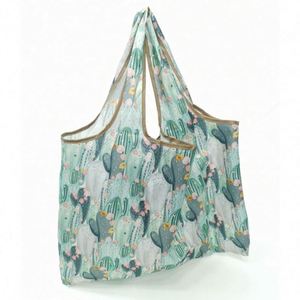 Bolsa de Mano Oxford Ligera, Impermeable y Ecológica con Logotipo Personalizado, Bolsas de Compras Plegables Reutilizables para Camisetas - Product Image 1