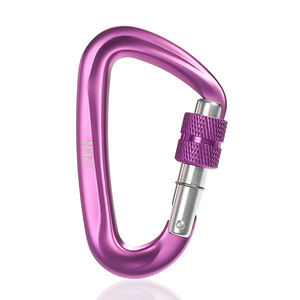 JRSGS all'ingrosso personalizzato campeggio escursionismo all'aperto piccolo moschettone di sicurezza Clip logo portachiavi chiusura moschettone in lega di alluminio S7801B - Product Image 1