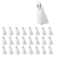 Cales de nivellement en aluminium blanc pour gouttières OLIVER, compatibles avec les gouttières de type K de 5 pouces
