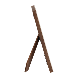 Cornice portafoto rettangolare con impronta di zampa 4x6 pollici in legno, cornice decorativa da tavolo per esposizione su console, mensola o scaffale - Product Image 3