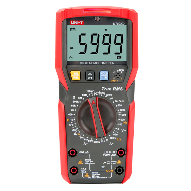 UT89XD 20A 1000V Uni t Multimeter German Multimeter Parts of a Digital Multimeter