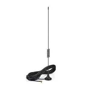 Antena magnética gsm uhf vhf e hf, antena aérea com mcx, 310mm