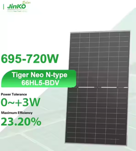 <b>Jinko</b> Tiger Neo JKM-66HL5-BDV 695-720 Watt Bifacial <b>Module</b> N Type <b>Jinko</b> Factory Solar Panel 700W 710W 720W Wholesale - Product Image 1