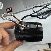 Phare avant AC 6V 2.4W avec coque en aluminium + support d'installation pour vélo à dynamo / vélos générant de la puissance par pédalage