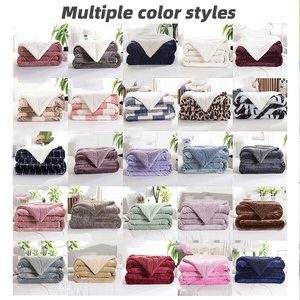 Lujo acogedor esponjoso Bedsure Bliss calidez gruesa doble capa Nap Sherpa felpa manta Plain <span class=keywords><strong>Leece</strong></span> todas las estaciones al por mayor - Product Image 5