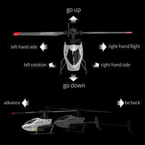 C129V2 Altitude Holding 360 Degrees Roll R/C <b>Drone</b> 6-axis Gyroscope Long Endurance Remote Control Helicopter Toy Without Aileron - Product Image 4