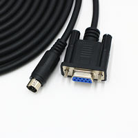 Cable de Comunicación MG Dop-Dvp Delta para Pantalla Táctil y PLC, Puerto Redondo de 8 Pines a Puerto Serie de 9 Pines RS232