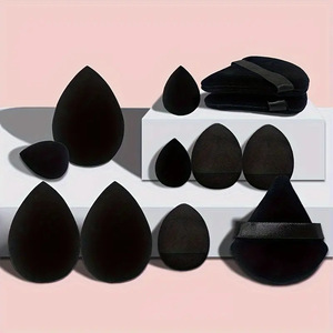 Juego de 12 Esponjas de Maquillaje Triangulares en Forma de Huevo, Esponjas Cosméticas en Forma de Gota de Agua - Product Image 4