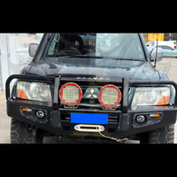Barres de protection avant Patrol Y60 4x4 tout-terrain avec pare-chocs pour treuil en acier Q235a, protection robuste de la tête