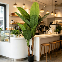 Großhandel Partydekoration Künstlicher Bananenbaum Tropische Kunstbaum-Dekorationen für Zuhause Büro Bar Hotel Lobby Garten