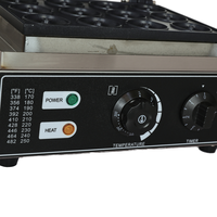 Gaufrier Électrique et Machine à Donuts en Acier Inoxydable 240V/220V Automatique Antiadhésif pour Snacks et Pâtisseries, Idéal pour la Cuisine à Domicile